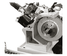 Rotary type grinding wheel dressing attachment
