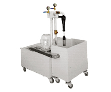 Hydrocyclone coolant filtering unit