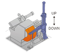 Manual parts feeder for infeed grinding