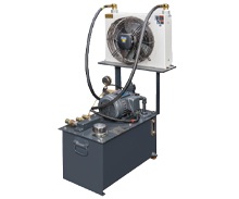 Hydraulic tank with pump