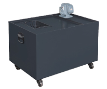 Hydraulic tank with pump